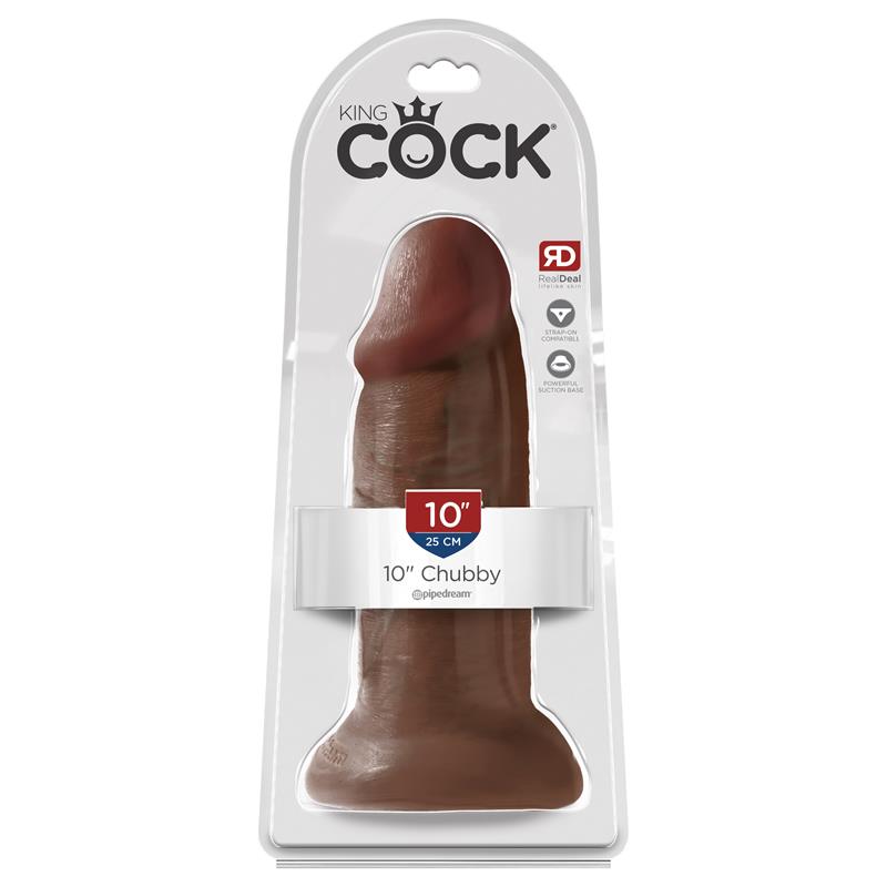 Dildo Chubby 10 Marron - Imagen 3