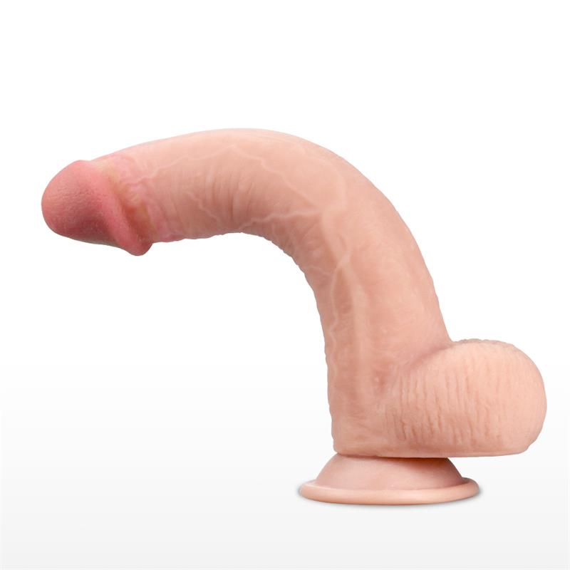 Dildo con Piel Retractil 9 Natural - Imagen 6