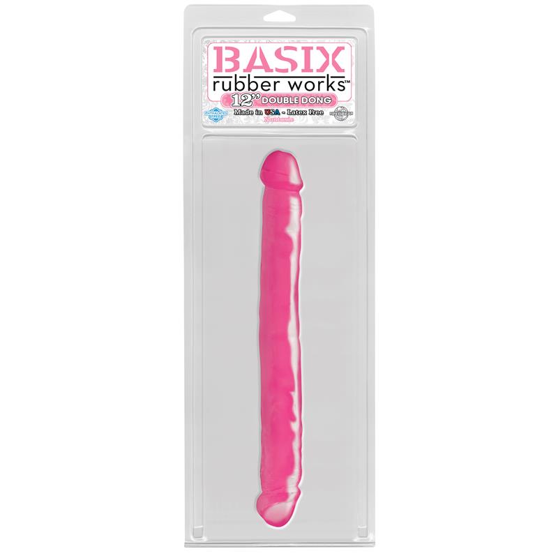 Dildo Doble 30,50 cm Color Rosa - Imagen 2