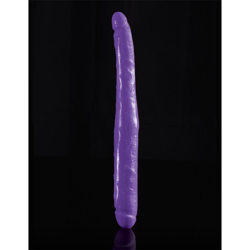 Dildo Doble 40,6 cm Púrpura - Imagen 3