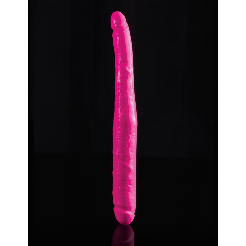 Dildo Doble 40,6 cm Rosa - Imagen 3