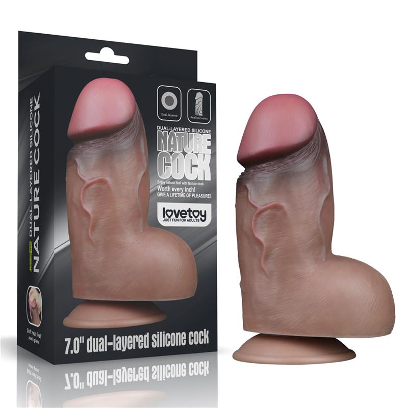 Dildo Doble Capa Silicona Platinum 7 - Imagen 10