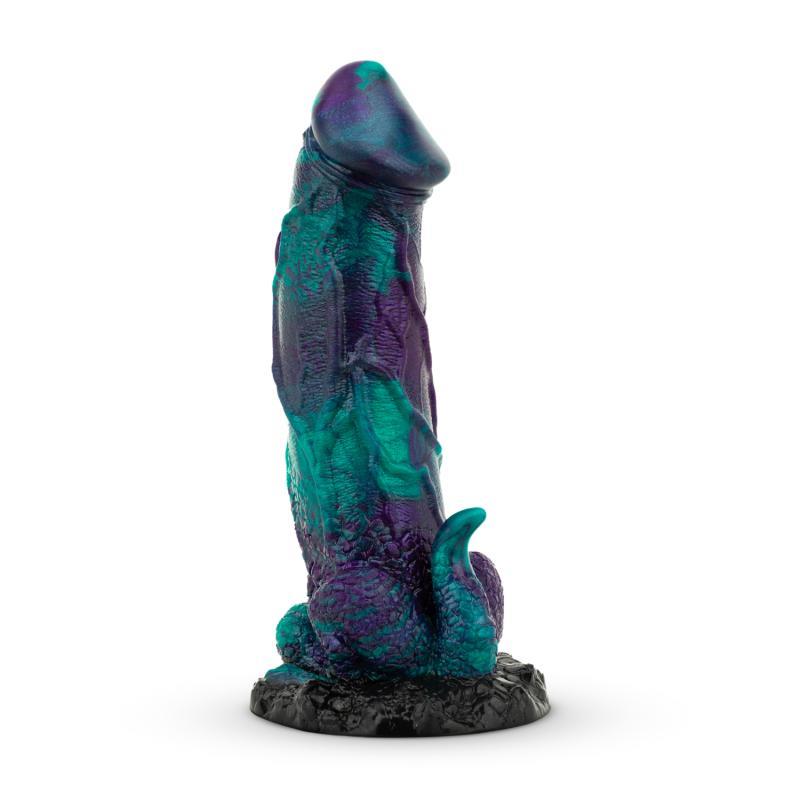 Dildo Dragonfly Púrpura y Verde 22.6 cm - 8.9 - Imagen 6