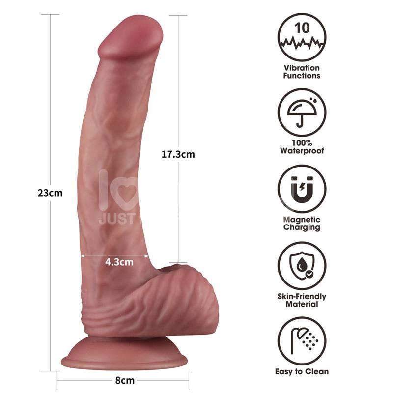Dildo Dual Density con Vibración 9 - Imagen 15