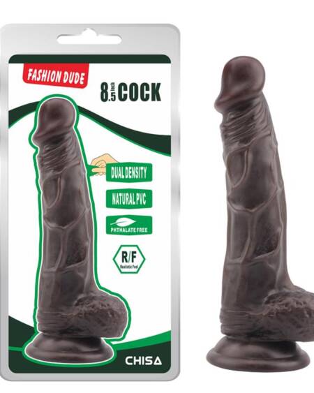 Dildo Dual Density Fashion Dude 21 x 4.1 cm Marron