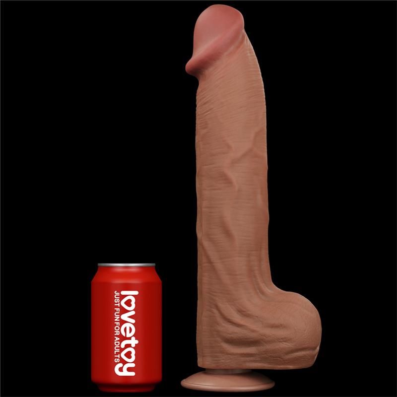 Dildo Dual Density Piel Deslizante Retractil 14 - Imagen 8