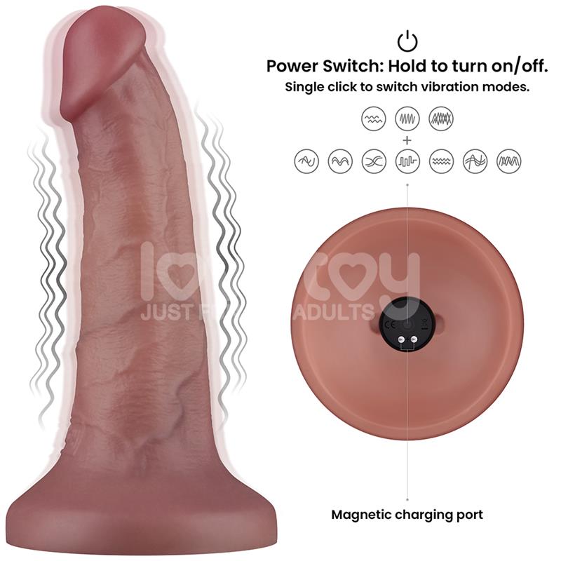 Dildo Dual Layer con Vibración 6 - Imagen 11
