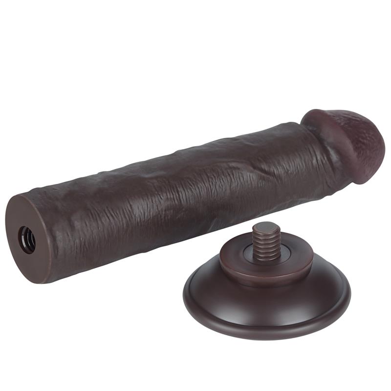 Dildo Dual Layer Piel Delizante Retractil 8 - Imagen 9
