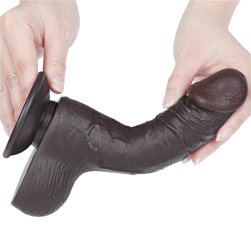 Dildo Dual Layer Piel Deslizante Retractil 7.5 - Imagen 7
