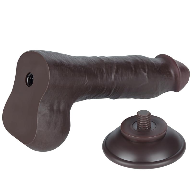 Dildo Dual Layer Piel Deslizante Retractil 8 - Imagen 9
