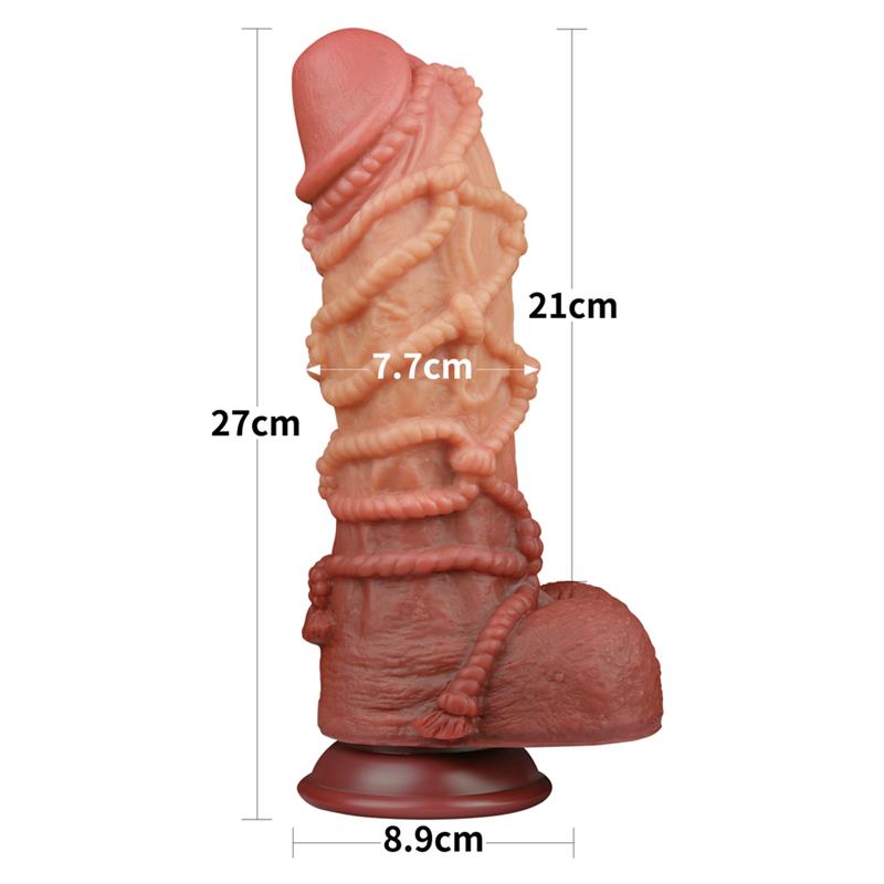 Dildo Dual Layer Tamaño King Nature 10.5 - Imagen 12