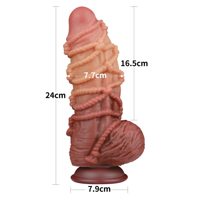 Dildo Dual Layer Tamaño King Nature 9.5 - Imagen 11