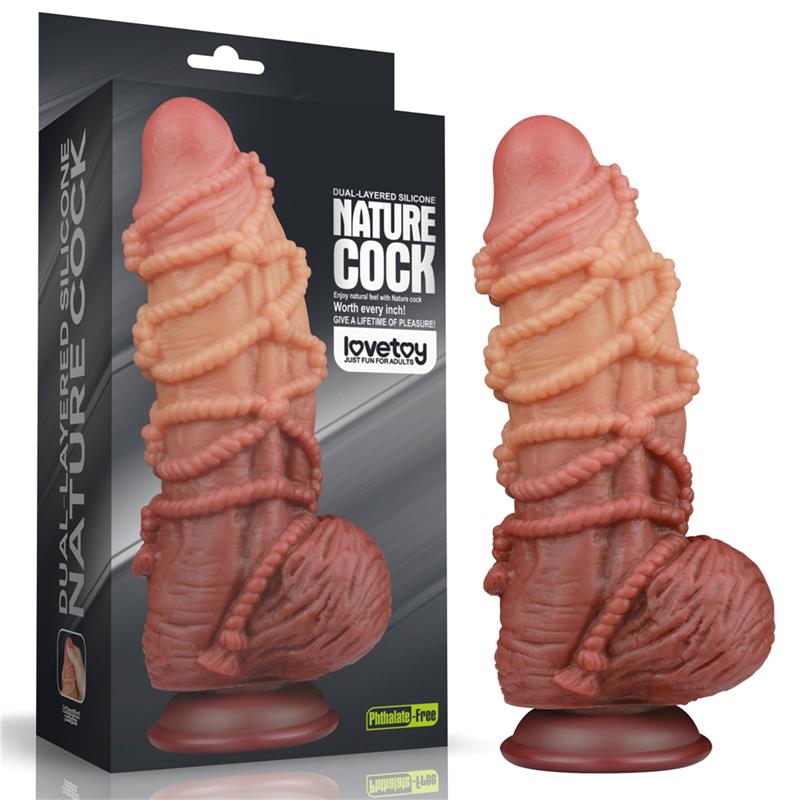 Dildo Dual Layer Tamaño King Nature 9.5 - Imagen 12