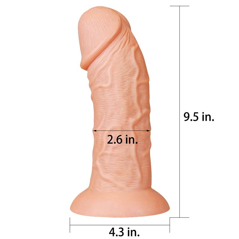 Dildo King 9.5 Natural - Imagen 2