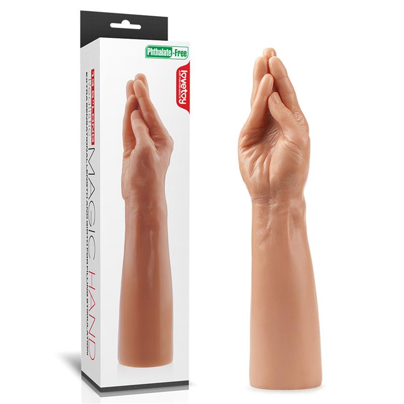 Dildo Magic Hand 13.5 Natural - Imagen 7