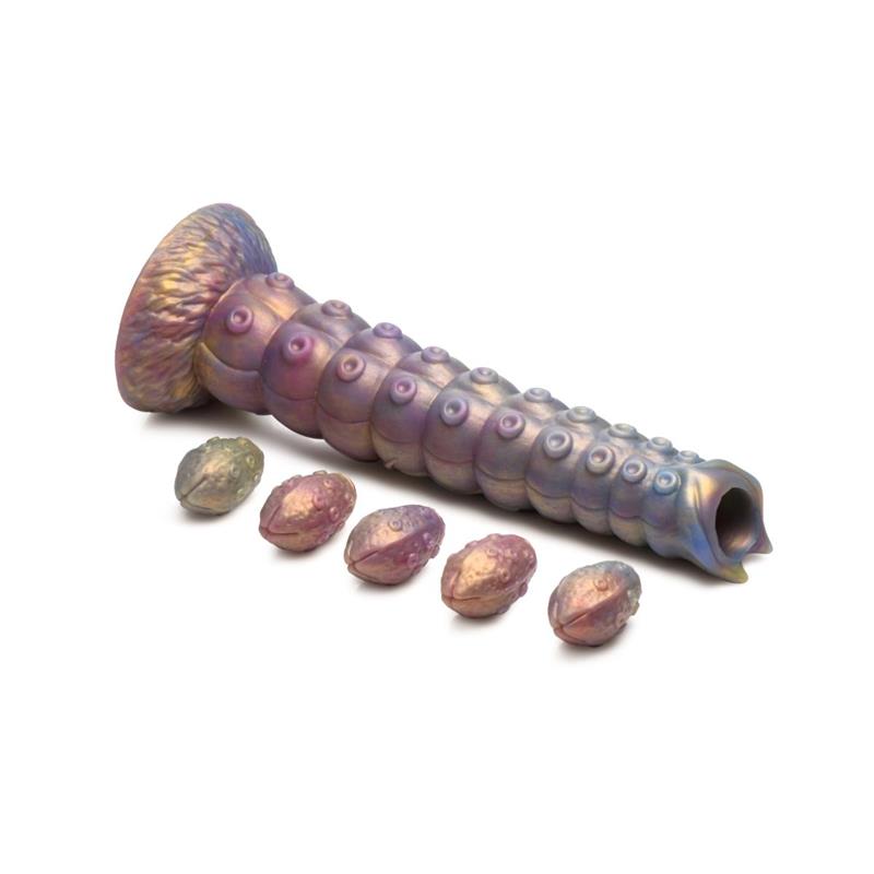 Dildo Ovoposito con 5 huevos Deep Invader Tentacle - Imagen 2