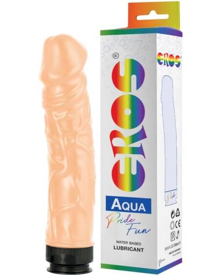 Dildo Pride Fun con Lubricante Aqua 300 ml
