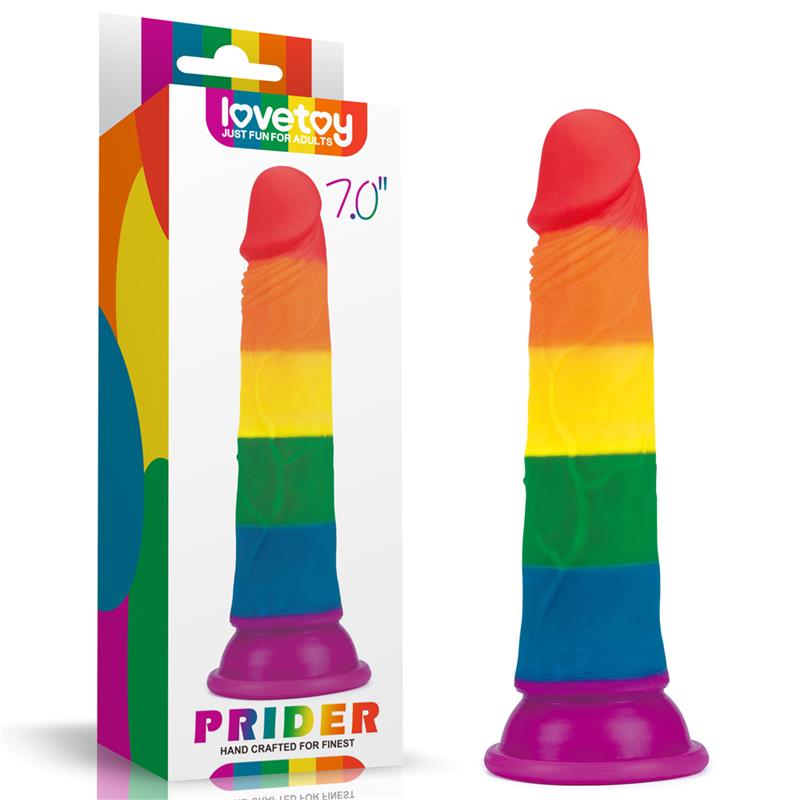 Dildo Prider 7 Silicona Líquida LGBT - Imagen 11