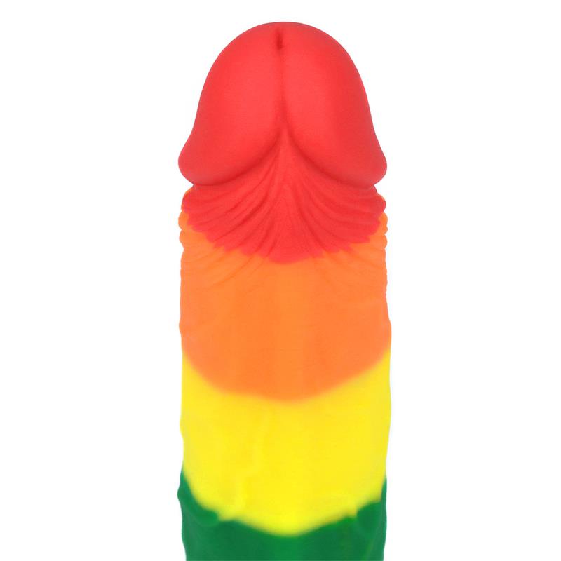Dildo Prider 7 Silicona Líquida LGBT - Imagen 4