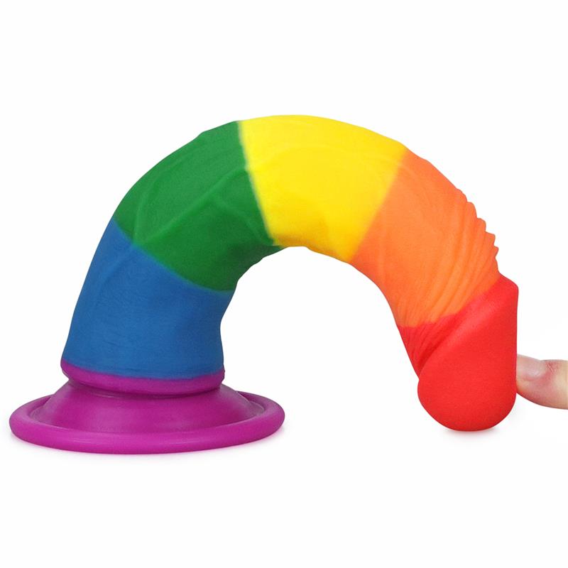 Dildo Prider 7 Silicona Líquida LGBT - Imagen 6