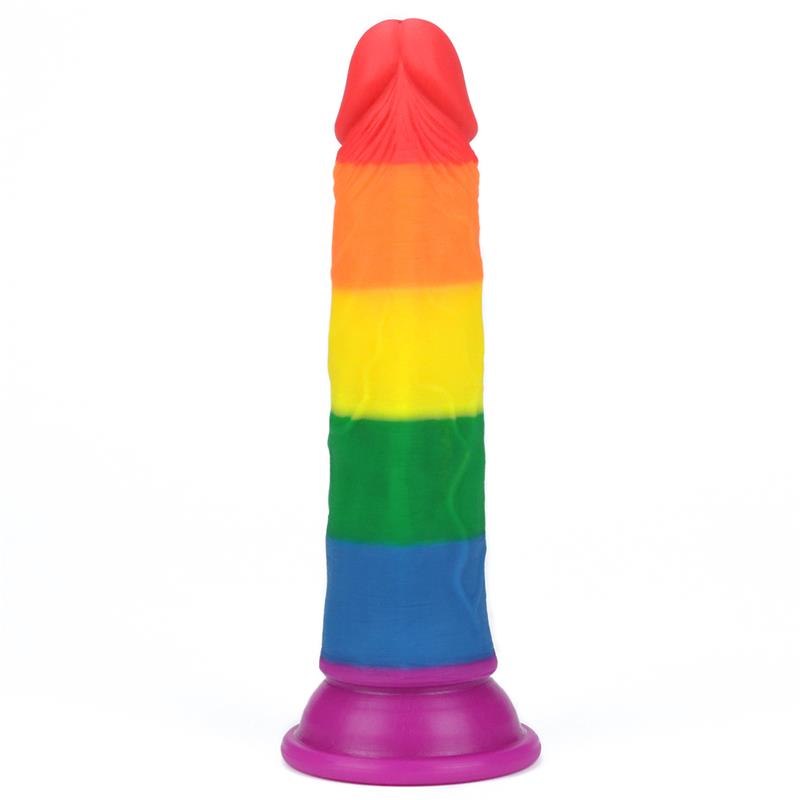 Dildo Prider 7 Silicona Líquida LGBT