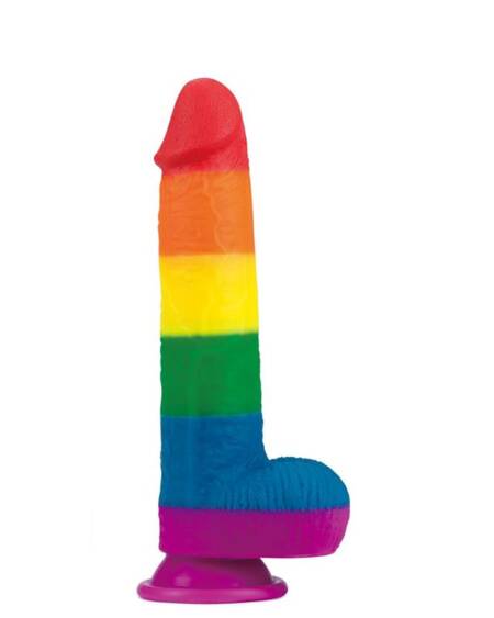 Dildo Prider 9 Silicona Líquida LGBT