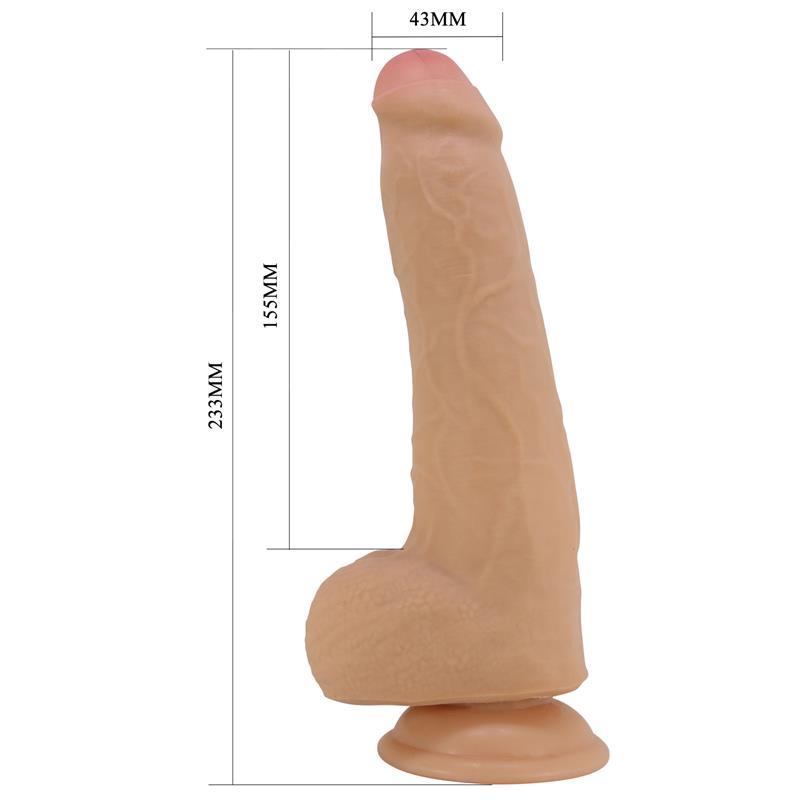 Dildo Realista con Piel Deslizante Retractil 23.3 cm - Imagen 5