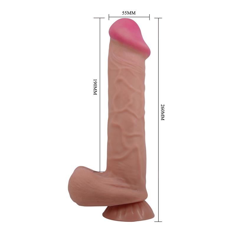 Dildo Realista Piel Deslizante Retractil 26 cm - Imagen 9