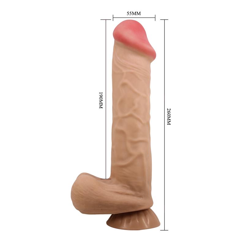 Dildo Realista Piel Deslizante Retractil 26 cm - Imagen 8