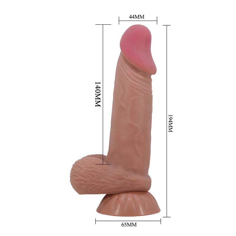 Dildo Realista Piel Deslizante Retractil 8,1 - Imagen 6