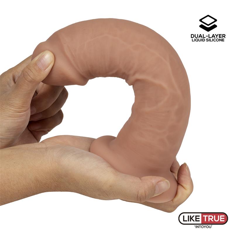 Dildo Realista Silicona Líquida Dual Layer 8.25 - Imagen 7