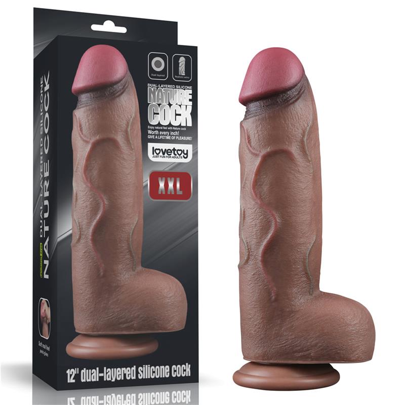 Dildo Silicona Dual Layered XXL 12 - Imagen 11