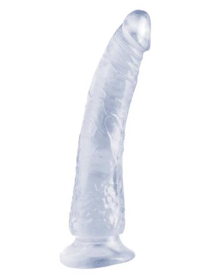 Dildo Slim 17,78 cm con Ventosa - Transparente