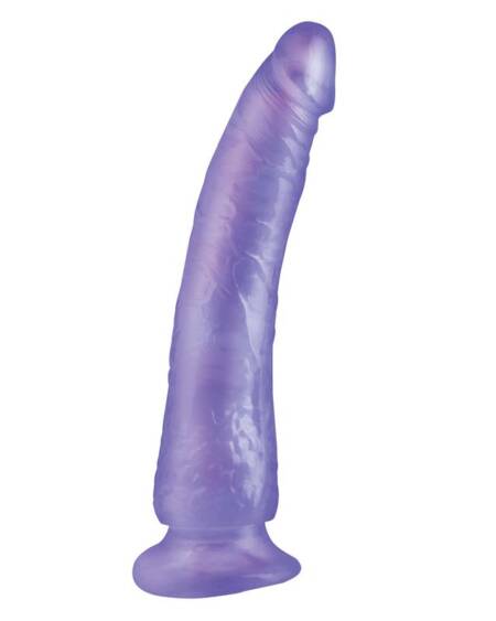 Dildo Slim 17,78 cm Púrpura