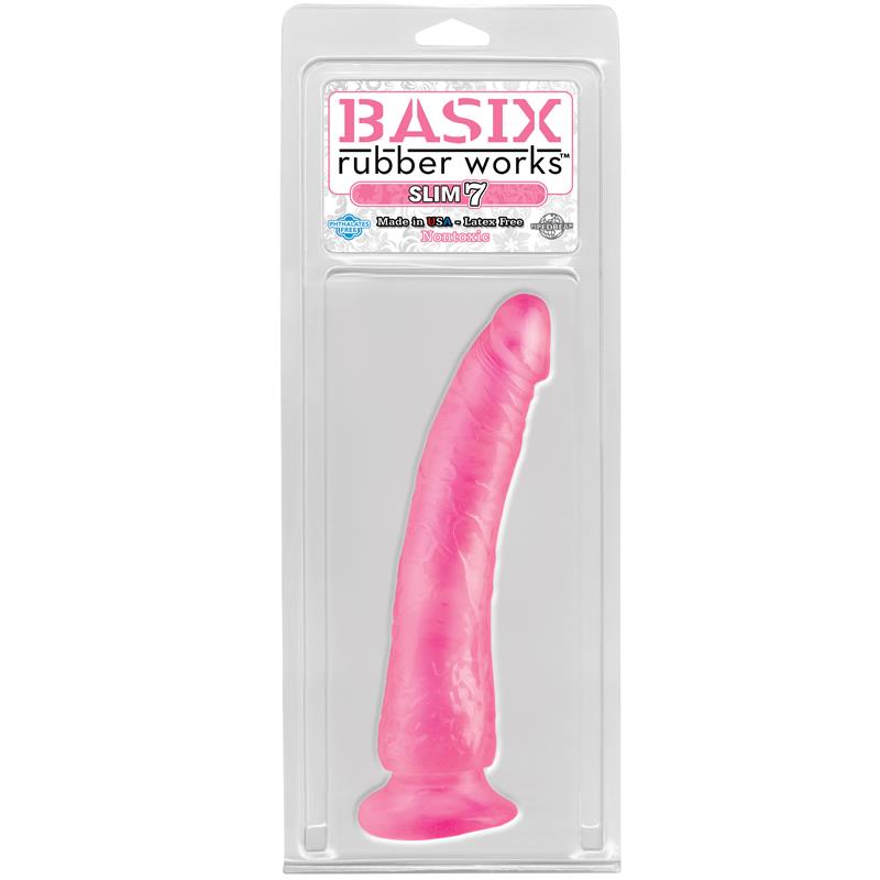 Dildo Slim 17,78 cm Rosa - Imagen 2