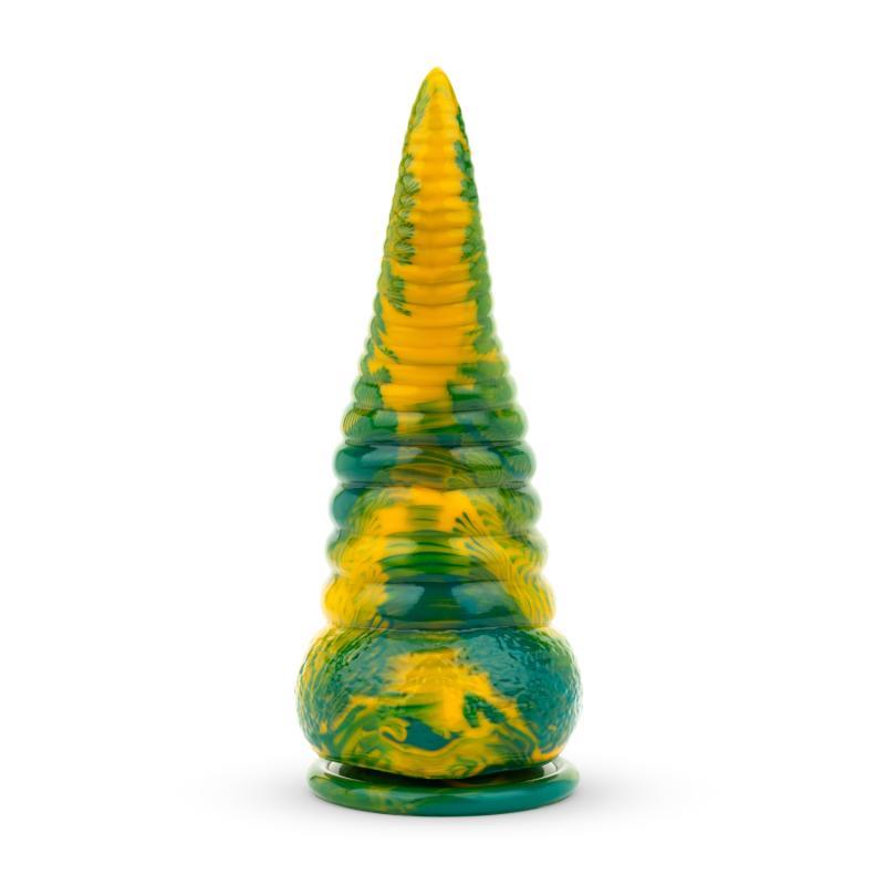 Dildo Tentacle Delight Verde y Amarillo 22.4 cm - 8.8 - Imagen 5