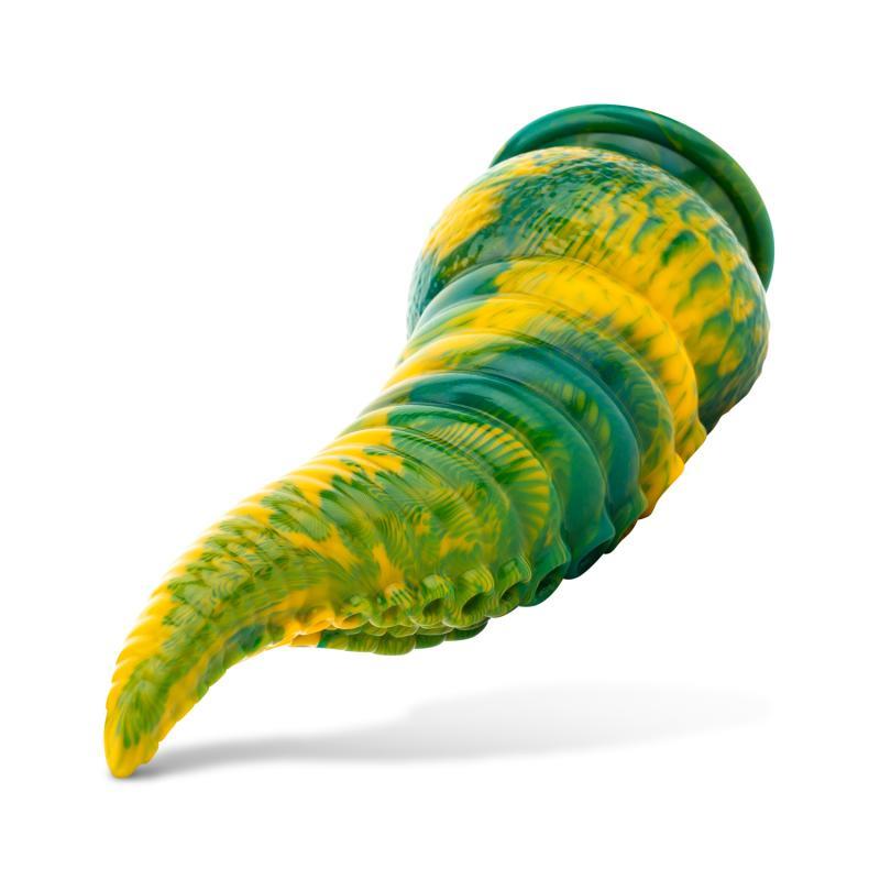 Dildo Tentacle Delight Verde y Amarillo 22.4 cm - 8.8 - Imagen 6