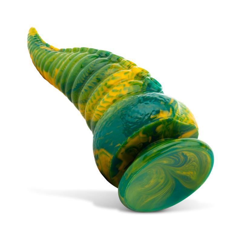 Dildo Tentacle Delight Verde y Amarillo 22.4 cm - 8.8 - Imagen 7