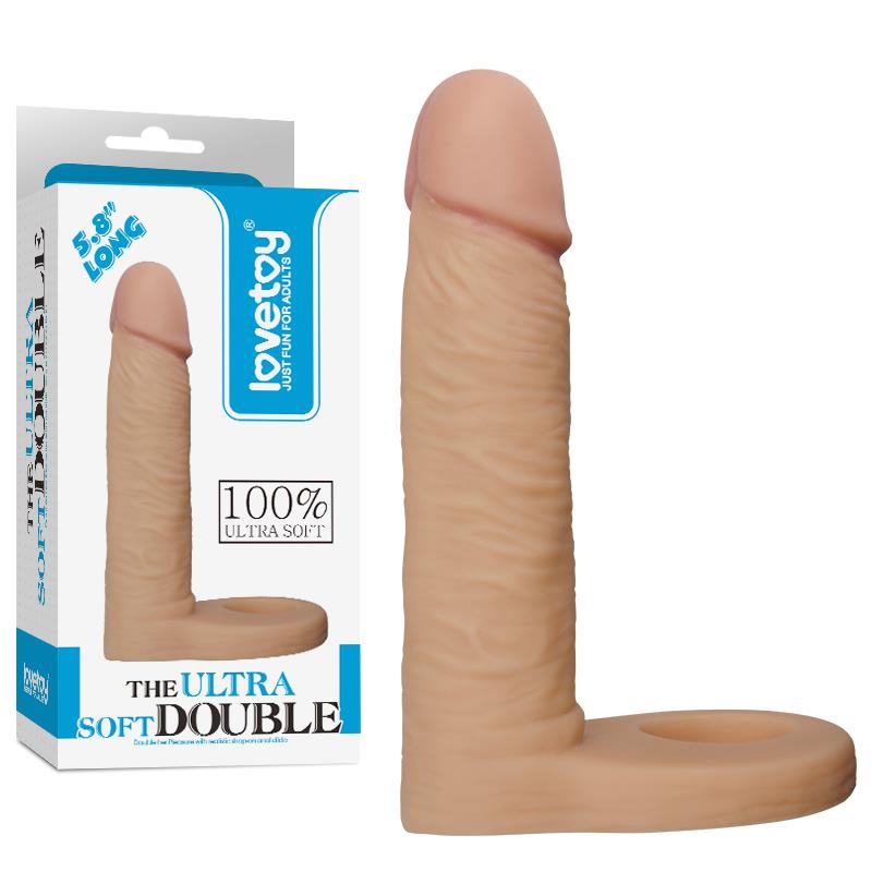 Dildo The Ultra Soft Double 5.8 Natural - Imagen 7