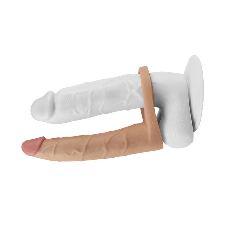 Dildo The Ultra Soft Double 7 Natural - Imagen 4