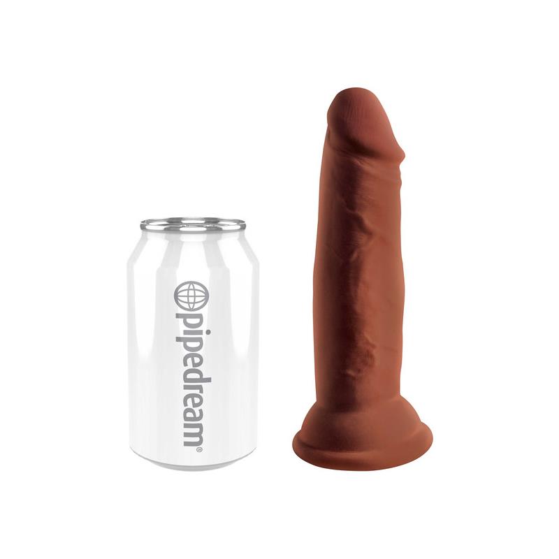 Dildo Triple Densidad 6 Caramelo - Imagen 4