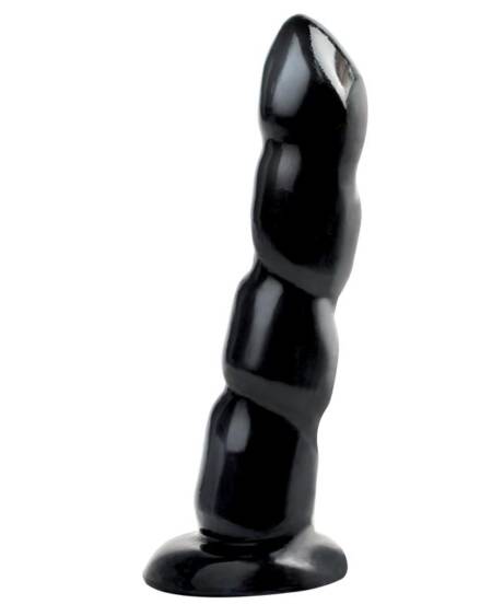 Dildo Twist N Shout con Ventosa 18.4 cm Negro