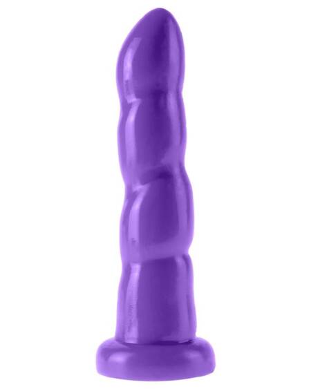 Dildo Twister 15,2 cm Púrpura