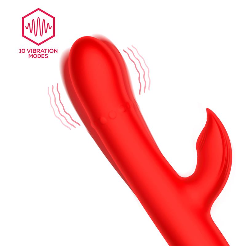 Divya Vibrador con Aro de Bolas Internas Up and Down y Pulsación 3 Motores Independientes USB - Imagen 3