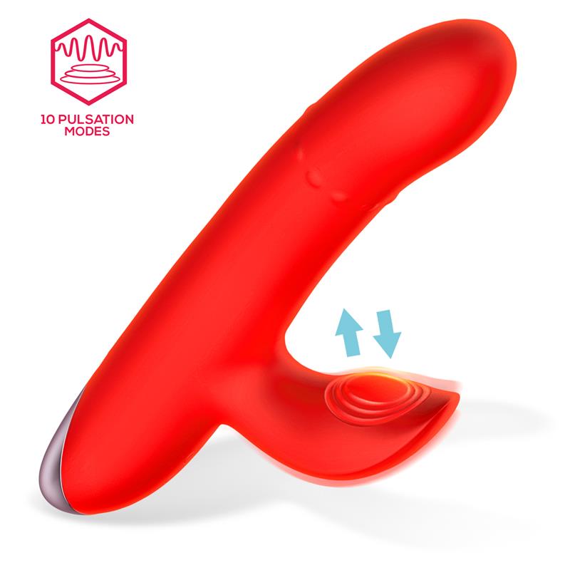 Divya Vibrador con Aro de Bolas Internas Up and Down y Pulsación 3 Motores Independientes USB - Imagen 4