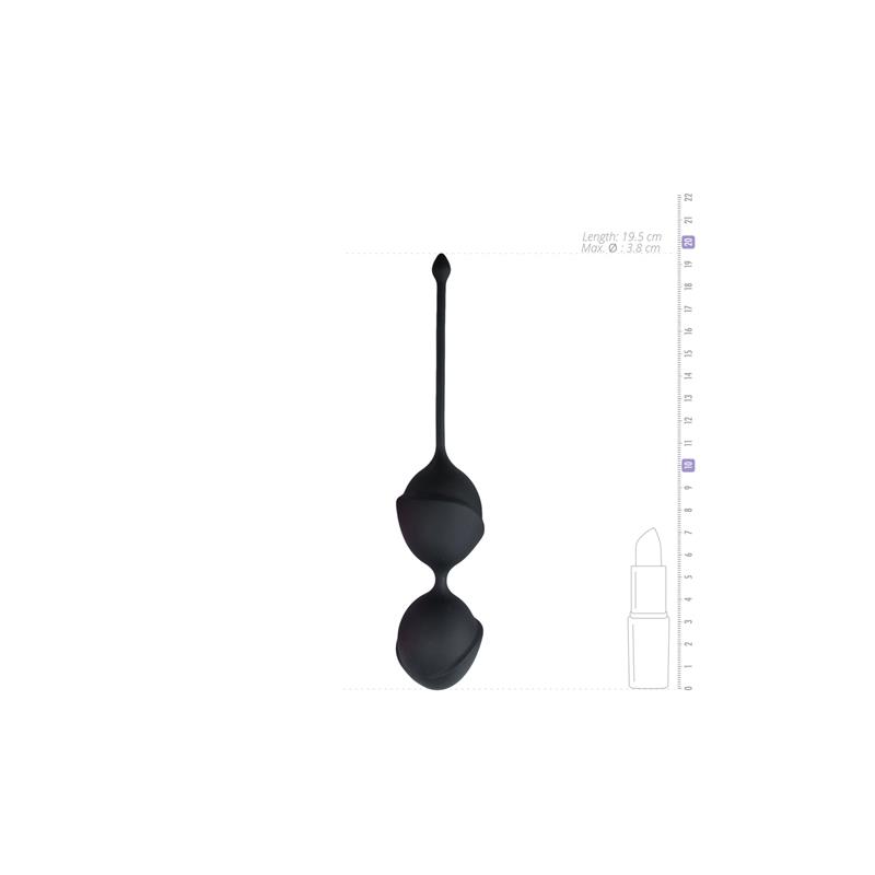 Bolas Vaginales Doble Negro - Imagen 3
