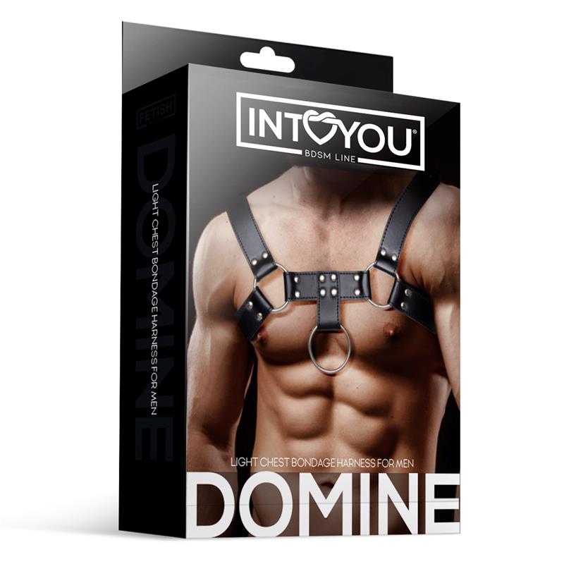Domine Arnés Masculino para Bondage Cuero Vegano - Imagen 4