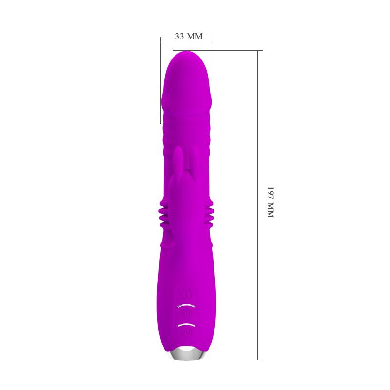 Dorothy Vibrador con Función Up and Down USB Púrpura - Imagen 11