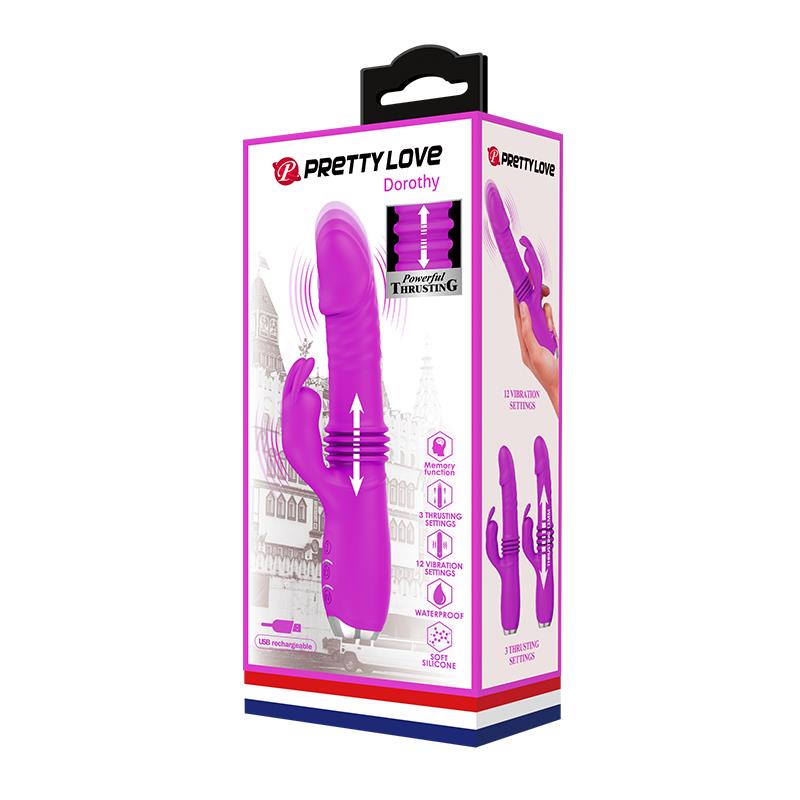 Dorothy Vibrador con Función Up and Down USB Púrpura - Imagen 12