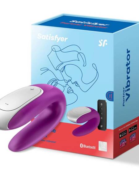 Double Fun Vibrador para Parejas con APP y Control Remoto Violeta